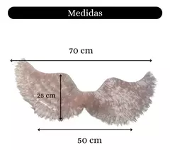 Alas Angel Led Multicolor Plumas Color Rosa en internet