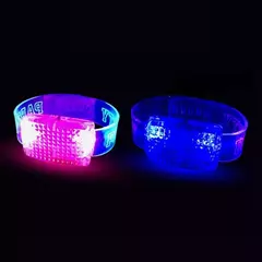 Pulsera Audioritmica Led X 6 Luminosas Cienfuegos Cotillon - Tienda CyP