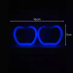 Anteojos Luminosos Manzana Neón X 1 Lentes Glow Cotillón - comprar online