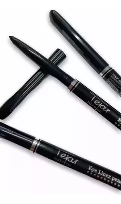 Delineador De Ojos Negro Retractil Waterproof Pink 21 // Maquillaje - Tienda CyP