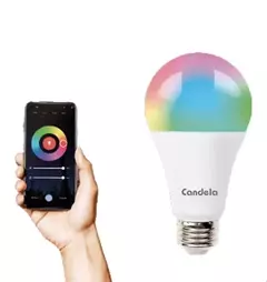 Lámpara Led Audioritmica Smart 9w Blanco Y Rgb Bluetooh Tuya