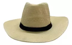 Sombrero Panameño Calado X 5 Con Sujetador Cowboy Playa