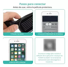 Anteojo Audioritmico Led Usb Bluetooth Luz Lente Cotillon - tienda online