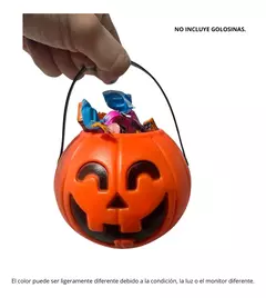 Imagen de Caramelera Calabaza X 12 - Golosinas Halloween Noche Brujas (VIOLETA PS)