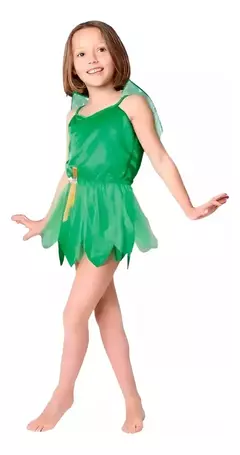 Disfraz Hada Verde Tinkerbell Candela Talle 1