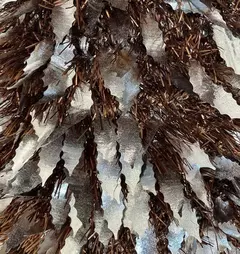 Arbol De Navidad Espiral Plegable 1,50 Mts Hojas Metalizado (ART 028)