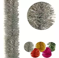 Boa Navideña Colores Tupida Gruesa 2mts Arbolito Navidad (ART 900G) - Tienda CyP