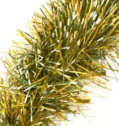 Boa Navideña Tupida Gruesa 2mts X 12,5cm Arbolito Navidad (NEVADO Y METAL/ ART:900/C ) en internet