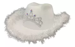 Sombrero Sheriff Plumas Vaquero Cowboy Texano - Tienda CyP