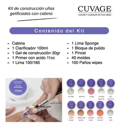 Kit Construccion Uñas Gelificadas Gel Cabina Uv Led Molde en internet