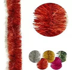 Boa Navideña Colores Tupida Gruesa 2mts Arbolito Navidad (ART 900G) - comprar online