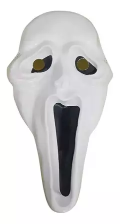 Disfraz Scream Adulto Tunica Negra + Máscara Halloween