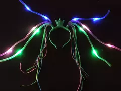 Vincha Led Luminosas Rasta X 1 Unidad Cotillon - comprar online
