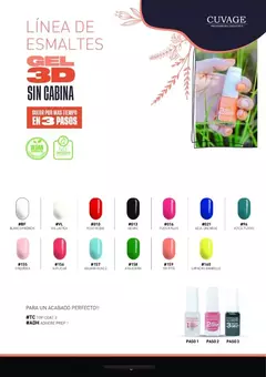 Kit Esmalte Uñas Gel 3d Cuvage x 4 unidades en internet