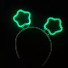 Vincha Estrella Neon X 5 Luminosa Quimica Fluo - tienda online