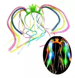 Vincha Led Luminosas Rasta X 1 Unidad Cotillon