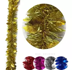 Imagen de Boa Guirnalda Navideña 2mts X 6cm Con Hojitas Color Navidad (ART 450/G)