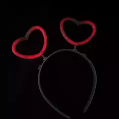 Vincha Corazon Neon X 5 Luminosa Quimica Fluo - tienda online