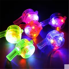Silbato Led Colgante Super Grande X 5 Luminoso Correa Flúor - Tienda CyP