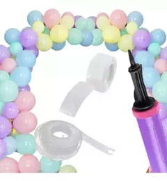 Kit Combo Arco Inflador Deco Globos Cumpleaños