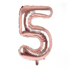 Globo Metalizado Numeros de 16" 40 cm Colores Cotillon - comprar online