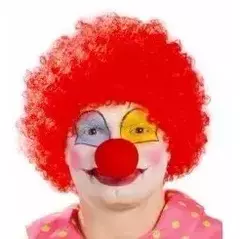 Peluca Payaso Rulos Chico X 1 Afro Colores Cotillon Disfraz - tienda online