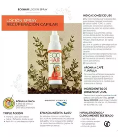 Combo Locion + Shampoo + Acondicionador Eco Hair Anticaida en internet