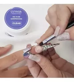 Kit Uñas Esculpidas Gelificadas Combo Gel Lima Pincel Molde