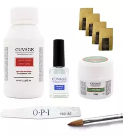 Kit Uñas Esculpidas Acrilico Completo Combo Cuvage - comprar online