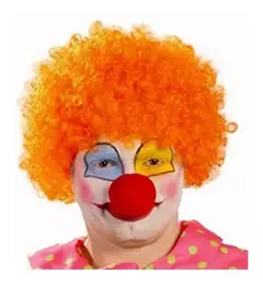 Peluca Payaso Rulos Chico X 1 Afro Colores Cotillon Disfraz - Tienda CyP