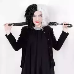 Peluca Cruella De Vil Varios Modelos Flequillo Colores - Tienda CyP