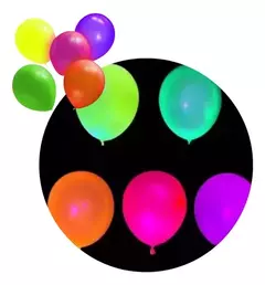 Globos Latex Fluo Surtidos X 50 De 10" Decoracion Cumpleaños