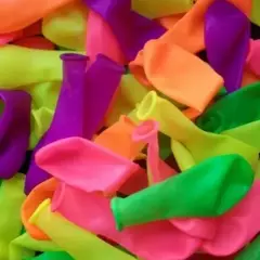 Globos Luminosos Fluo Led X 12 Unidades De 9" Brilla Con Luz Uv - Tienda CyP