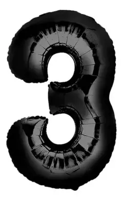 Globo Metalizado Numeros de 16" 40 cm Colores Cotillon - Tienda CyP
