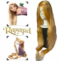 Peluca Rapunzel Enredados Lacio Rubio Princesas Disney