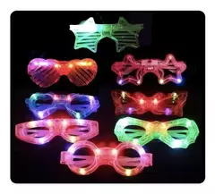 Anteojos Led X 6 Lentes Flogger Fantasia Luminoso Cotillon - comprar online