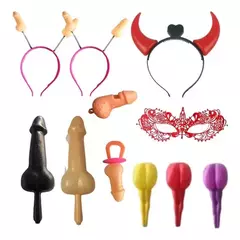 Kit Combo Despedida De Soltera 5 Chicas Fiesta Cotillon