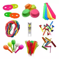 Combo Cotillon Carioca Fluo Vip 100 Personas