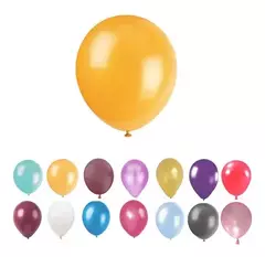 Globos Perlados X 50 Unidades De 10" Cotillon Carioca Fiesta