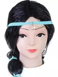 Peluca Princesa Jazmin Aladdin Disney Largo - comprar online