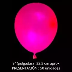 Globos Latex Fluo Surtidos X 50 De 10" Decoracion Cumpleaños en internet