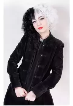 Peluca Cruella De Vil Varios Modelos Flequillo Colores - comprar online