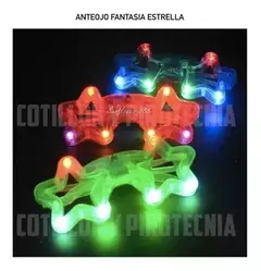 Anteojos Led X 6 Lentes Flogger Fantasia Luminoso Cotillon - tienda online