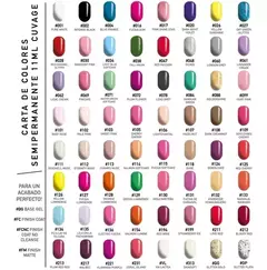 Esmalte De Uñas Semipermanente X 4 Combo Gel Colores Cabina