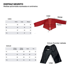 Disfraz Patrio Fiestas Patrias Gaucho Caballero Indio Coya - Tienda CyP