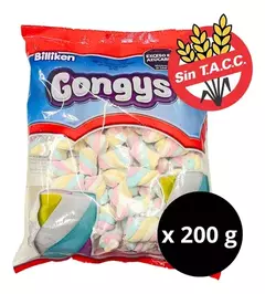 Gongys Malvaviscos X 200 Gramos Golosina Marshmallow - comprar online