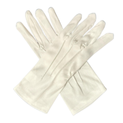 Guantes Cortos Blancos Jura Bandera Santa Claus Noel Accesorio Disfraz - comprar online