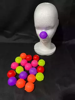 Nariz De Payaso X36 // Plastico Colores Ajustable Cotillon en internet