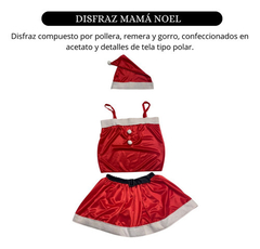 Disfraz Mamá Noel Adulto // Adolescente Navidad Navideño - comprar online