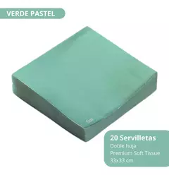 Servilletas Pastel Papel Doble Hoja X 20 Un Descartable - Tienda CyP